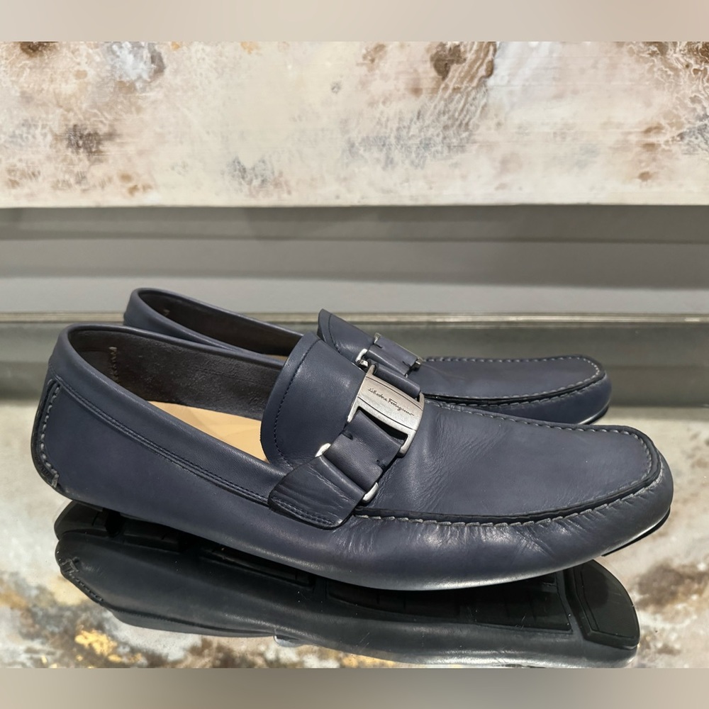 Salvatore Ferragamo Men’s Shoes Size 11 1/2 Blue